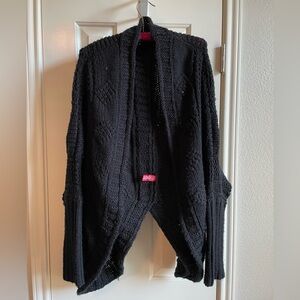 Saks Fifth Avenue Black Knit Cardigan